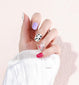 Nail Beauty New Hand-painted Fake Nail Tip Tulip Patch
