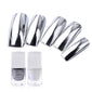 Mirror Silver Nail Polish Base Coat Manicure Nail Treament