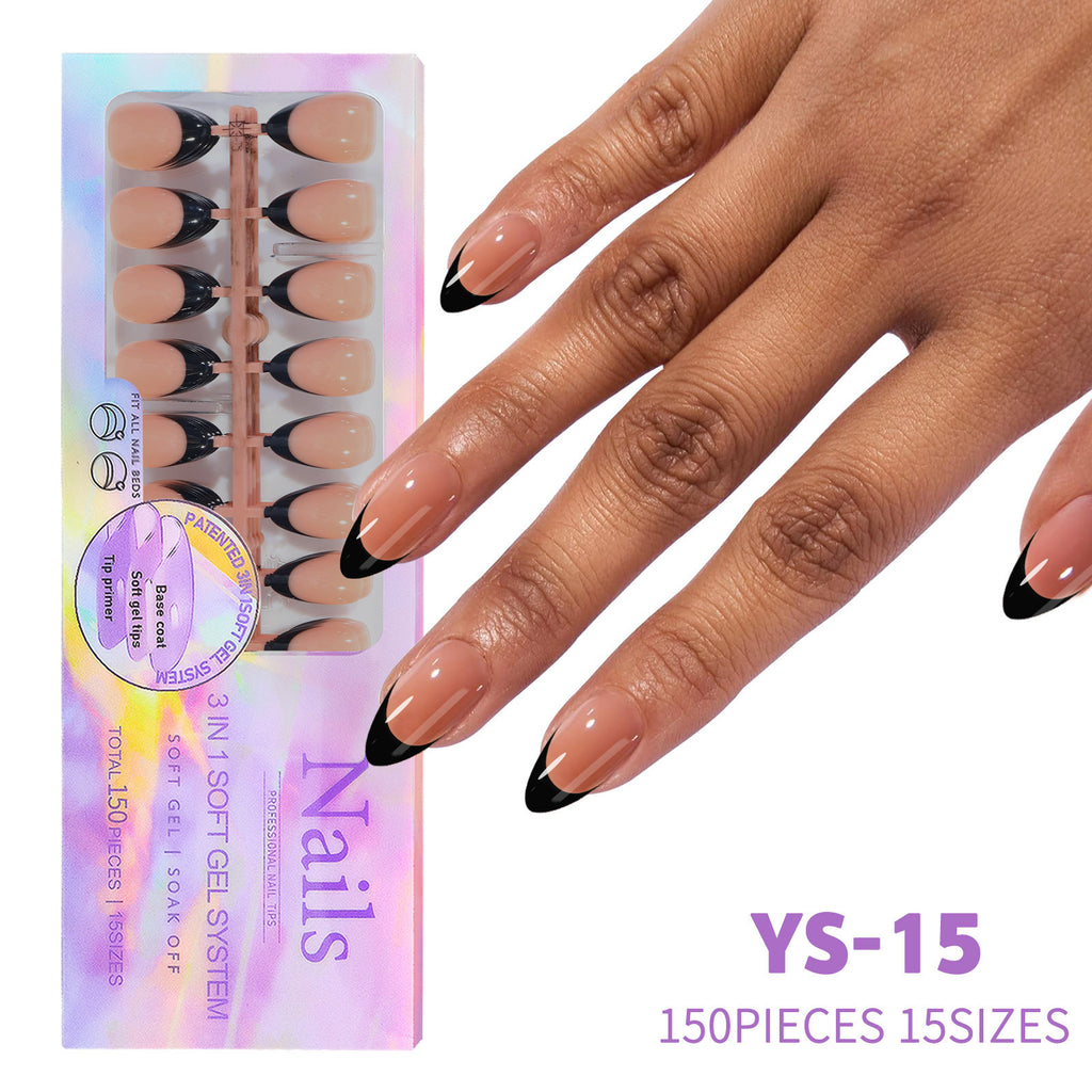 Non Marking Wearable Detachable French Style Nail Patch