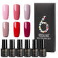 Fine nail polish 6 bottles