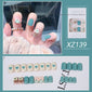 Nail Beauty New Hand-painted Fake Nail Tip Tulip Patch