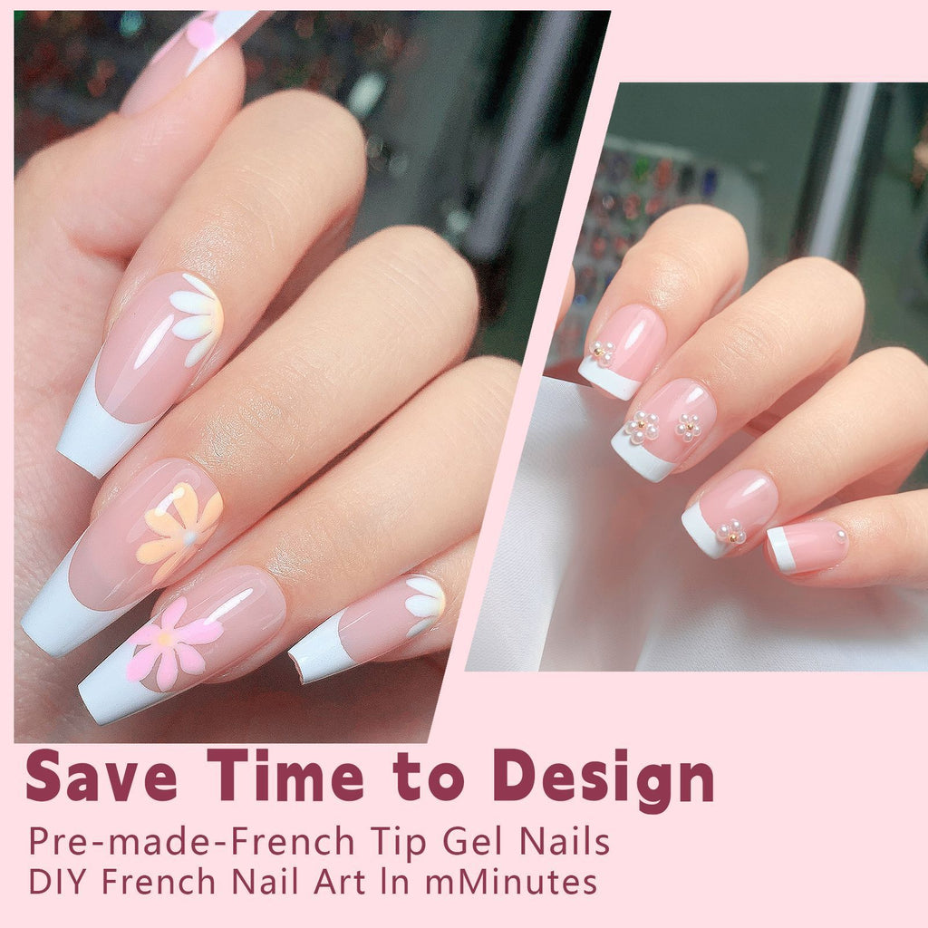 Non Marking Wearable Detachable French Style Nail Patch