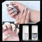 Mirror Silver Nail Polish Base Coat Manicure Nail Treament