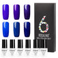 6 Colors Set Solid Color Gel Polish Set Nail Polish Gift Box Manicure
