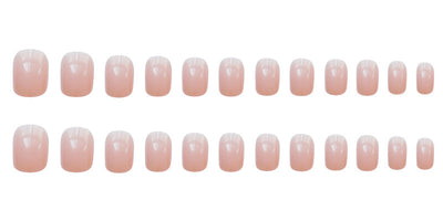 Jelly powder false nails