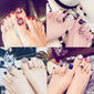Pro Artificial Acrylic Toe Nails 24pcs Patch