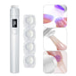 Handheld Portable Manicure Word Bracket Stickers Wear Nail Tip Heating Lamp