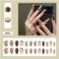 Removable Wearable False Nail With Diamond