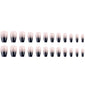 Black And White Gradient Ballet Nail Tips