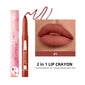 Two-in-one Lip Liner Long Lasting Waterproof Matte
