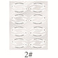 New Eyeshadow Eyeliner Makeup Template Sticker