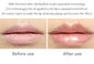 Transparent abundant lip oil moisturizes
