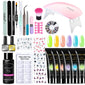 Crystal Extended Glue Suit Manicure Set Suit Tools