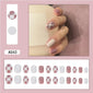 Removable Wearable False Nail With Diamond