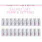ICONSIGN 10 Pairs Pouch Eyelash Perm Lotion Lashes Lift Quick Perming 5 To 8 Minutes Beauty Makeup Tools